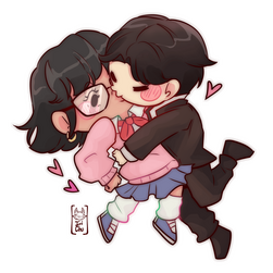 Chibi couple - $15 Usd