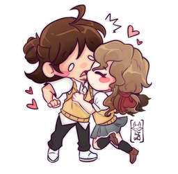 Chibi couple - $15 Usd