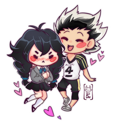 Chibi couple - $15 Usd