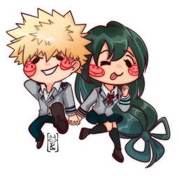 Chibi couple - $15 Usd